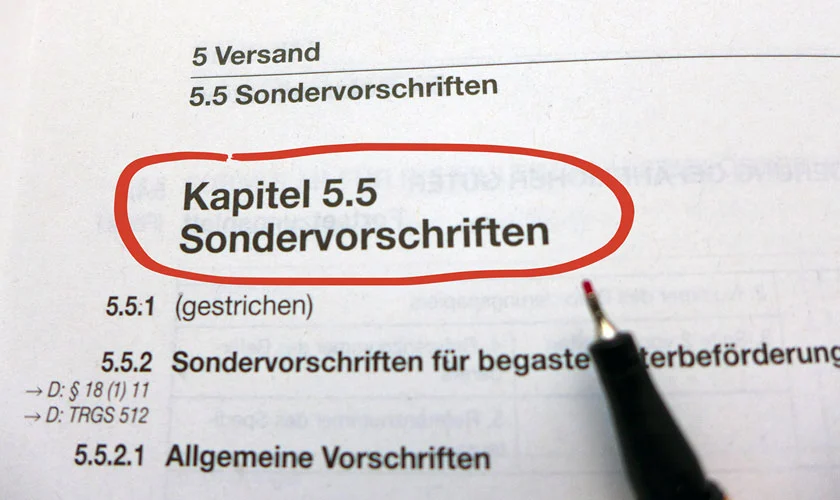 Sondervorschriften
